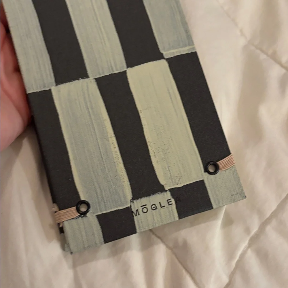 New Slim Notebook BY MOGLEA Row Design‎ Hand painted 4 x 9 inch